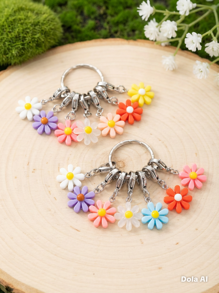 Flower Stitch Markers